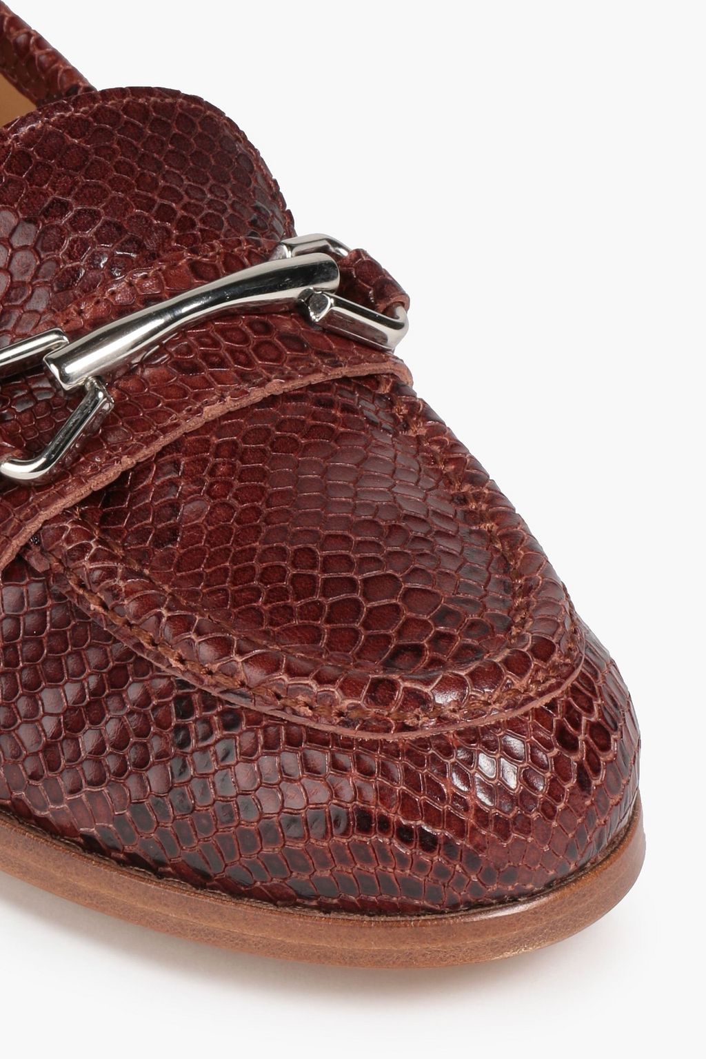 A.P.C. 스네이크 이펙트 가죽 로퍼