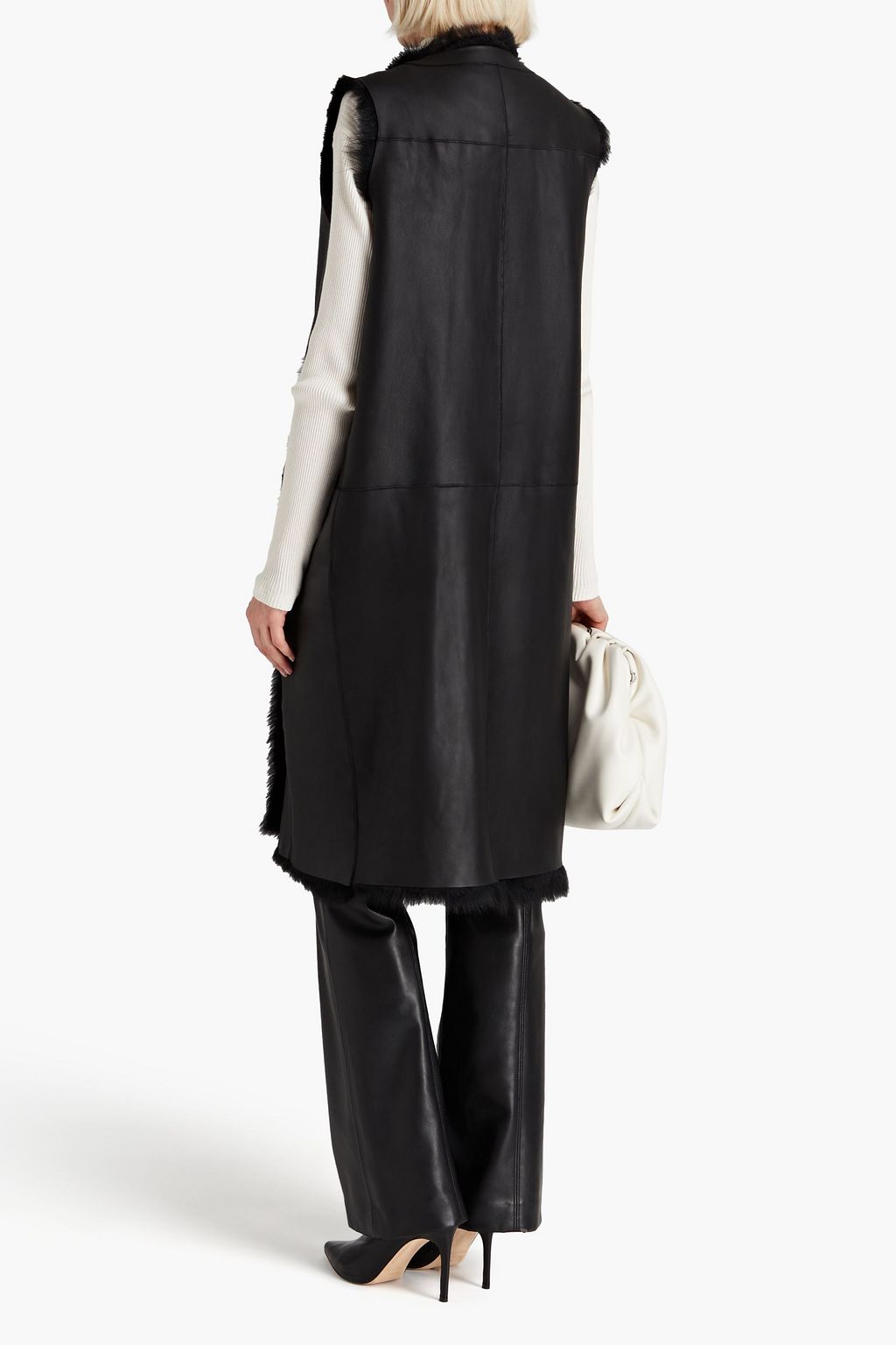 KARL DONOGHUE Reversible shearling vest