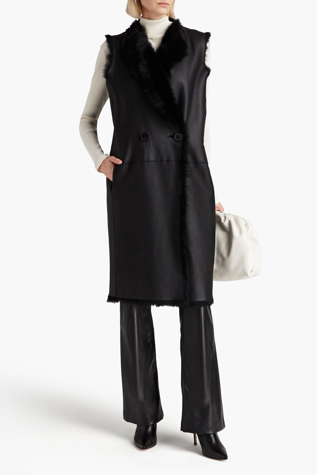 KARL DONOGHUE Reversible shearling vest