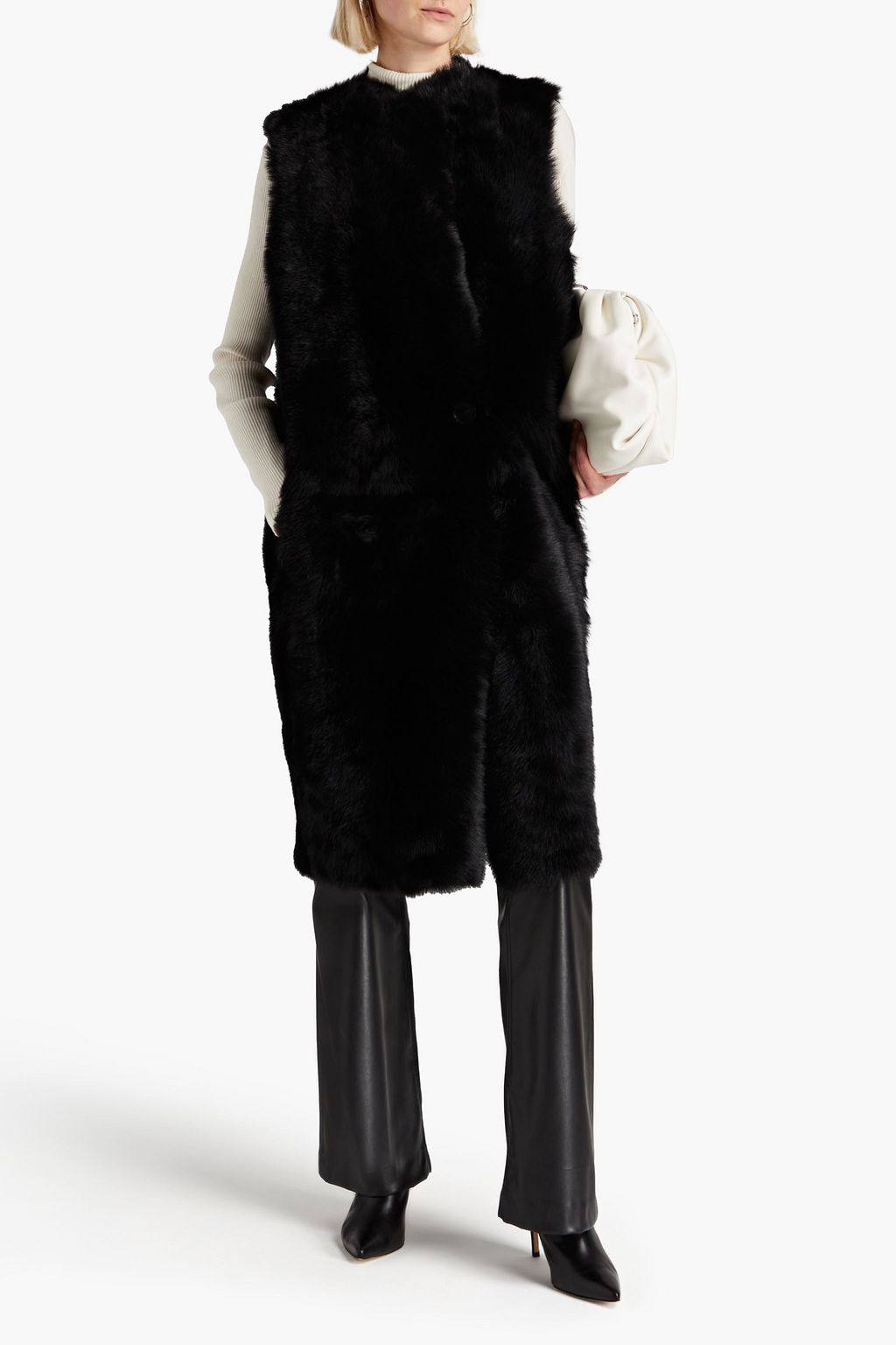 KARL DONOGHUE Reversible shearling vest
