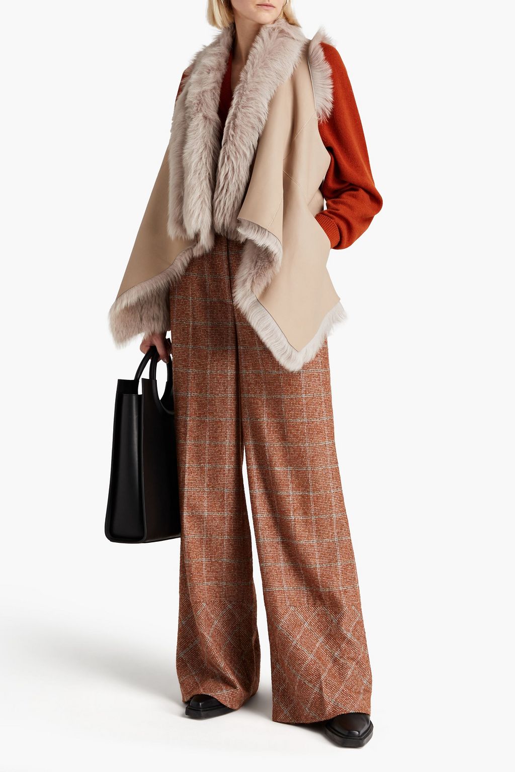 KARL DONOGHUE Reversible shearling vest