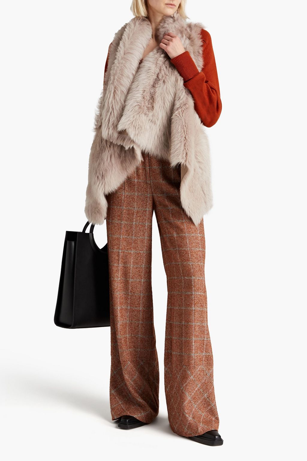 KARL DONOGHUE Reversible shearling vest