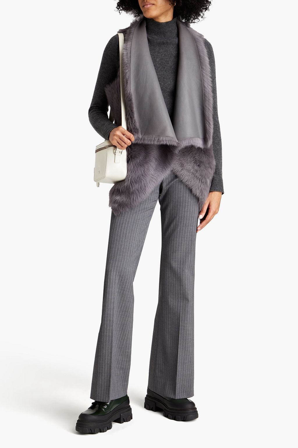 KARL DONOGHUE Reversible shearling vest