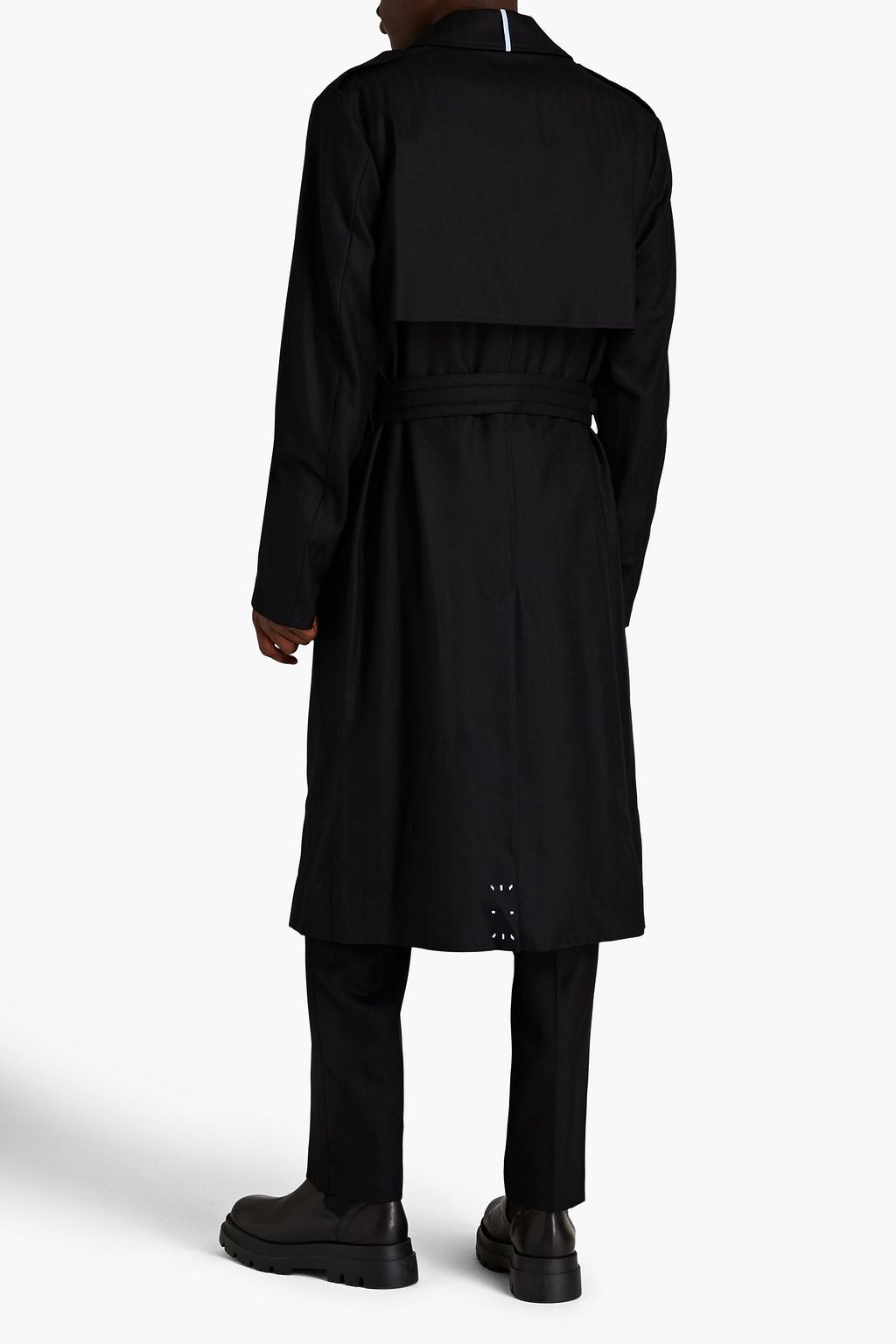 MCQ ALEXANDER MCQUEEN Vortex belted wool-twill trench coat