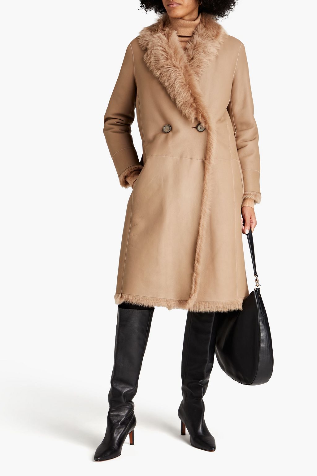 KARL DONOGHUE Reversible shearling coat