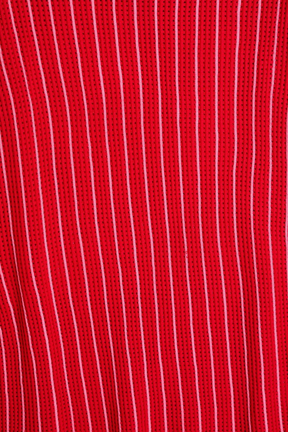 Vienna: Stripe Pointelle Midi Skirt