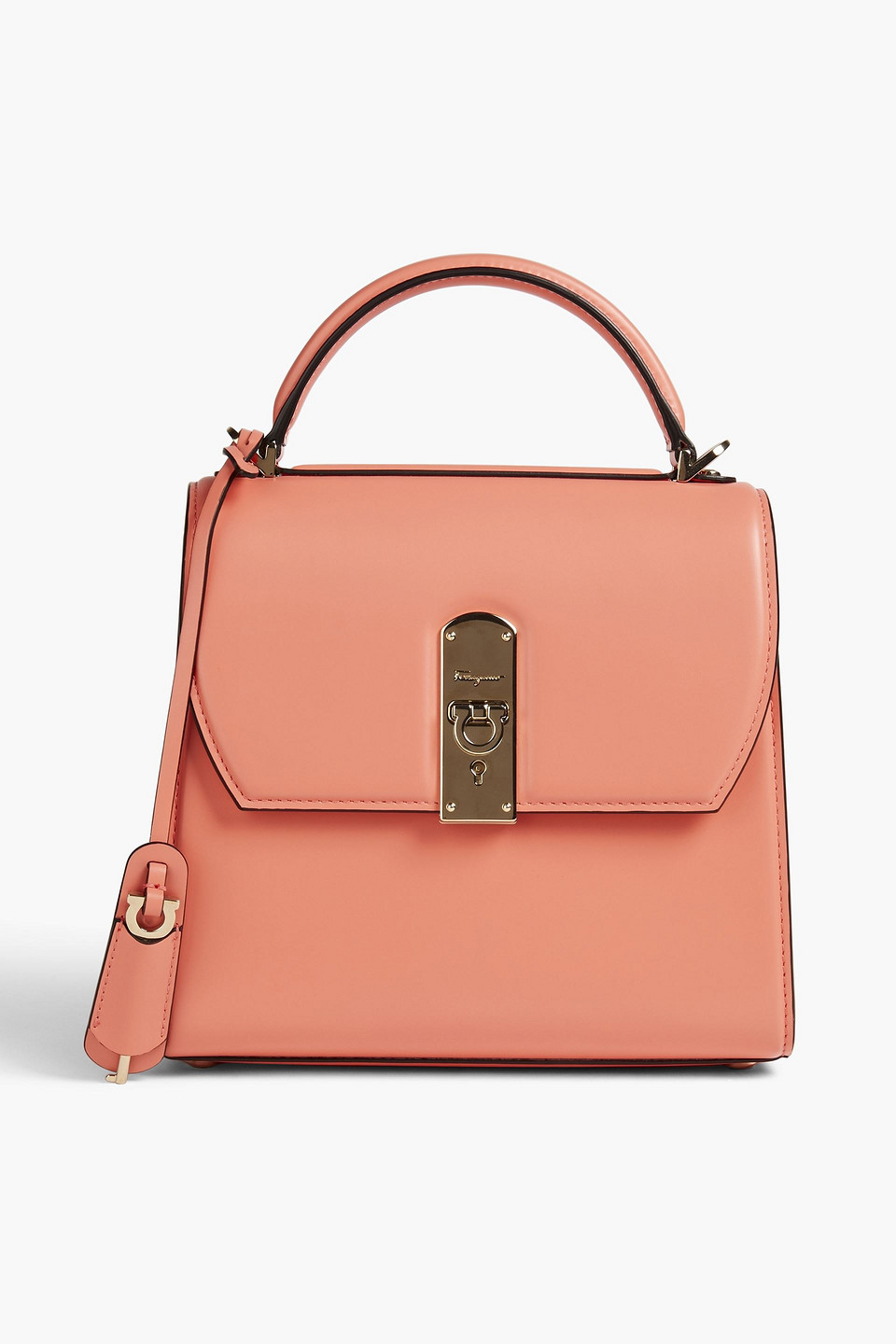 Ferragamo Boxyz Leather Tote In Blue