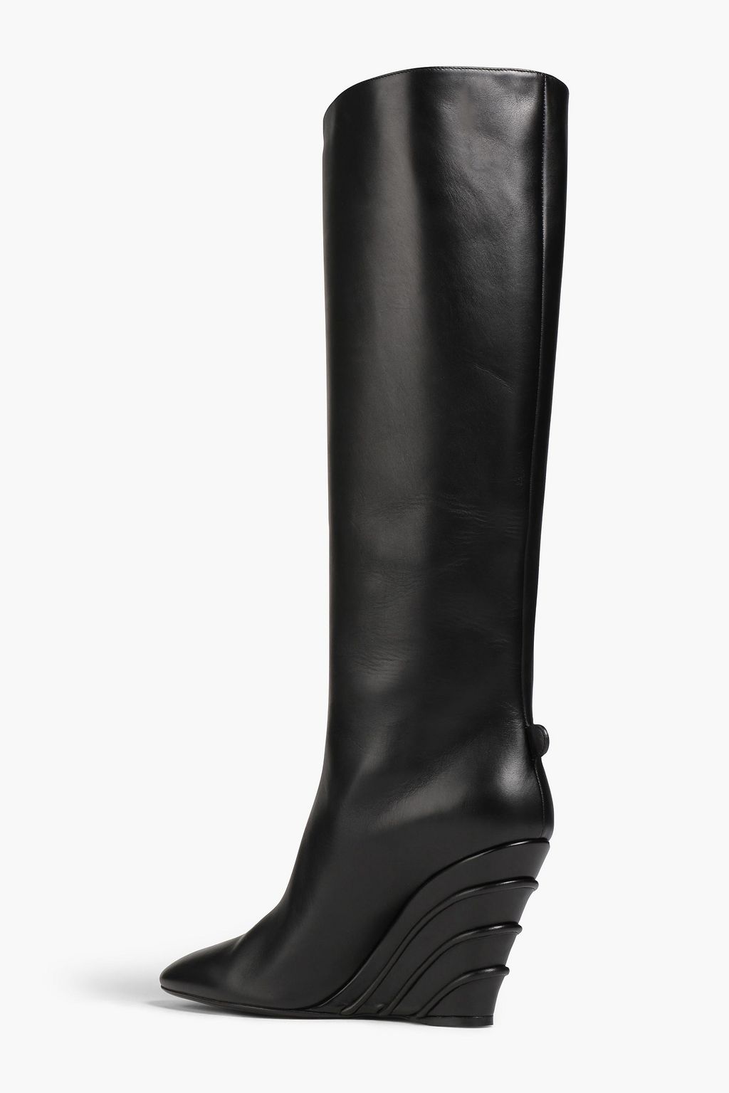 FERRAGAMO Leather wedge boots
