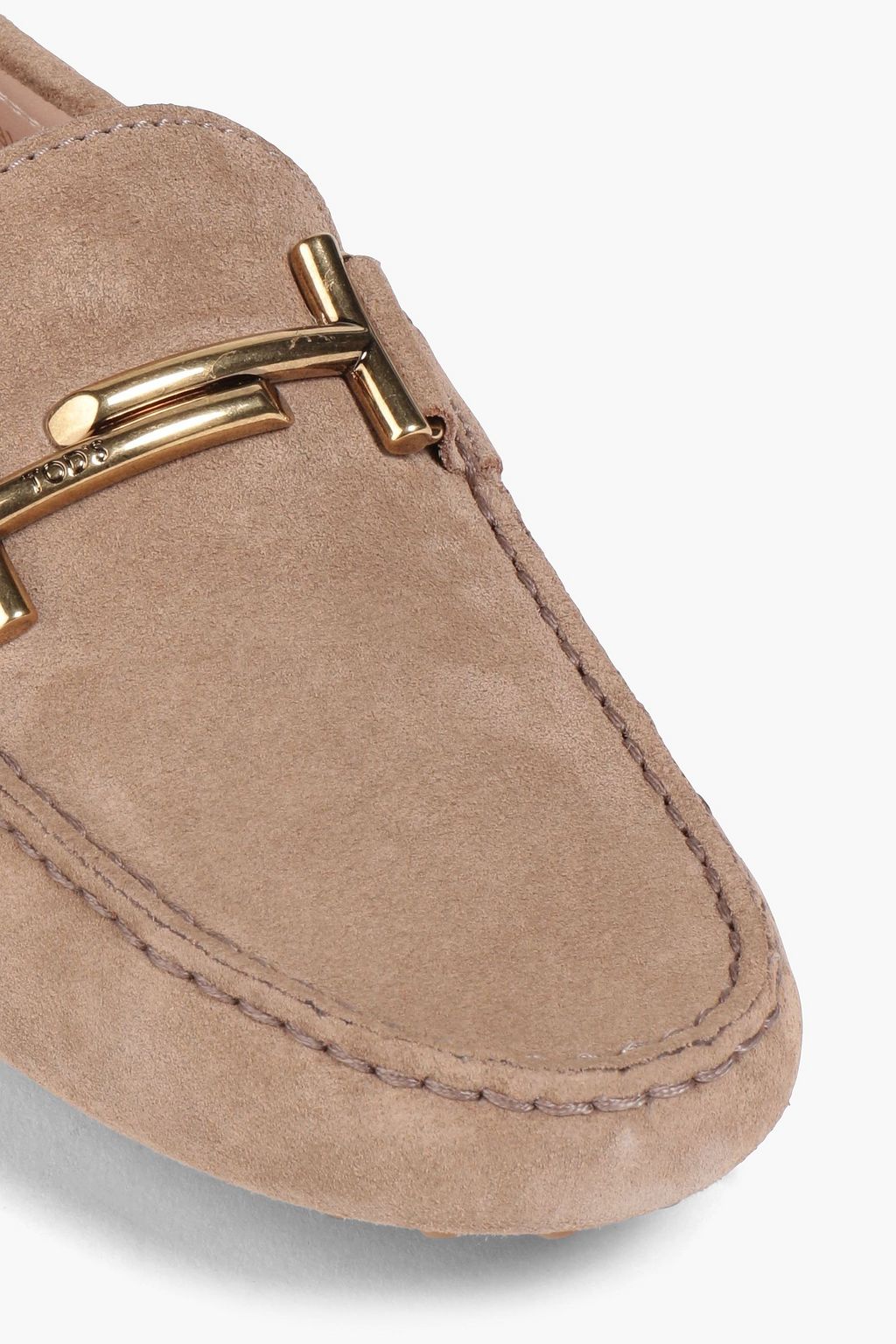 TOD'S Double T suede loafers