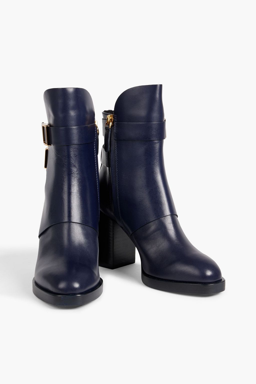 TOD'S Buckled leather ankle boots