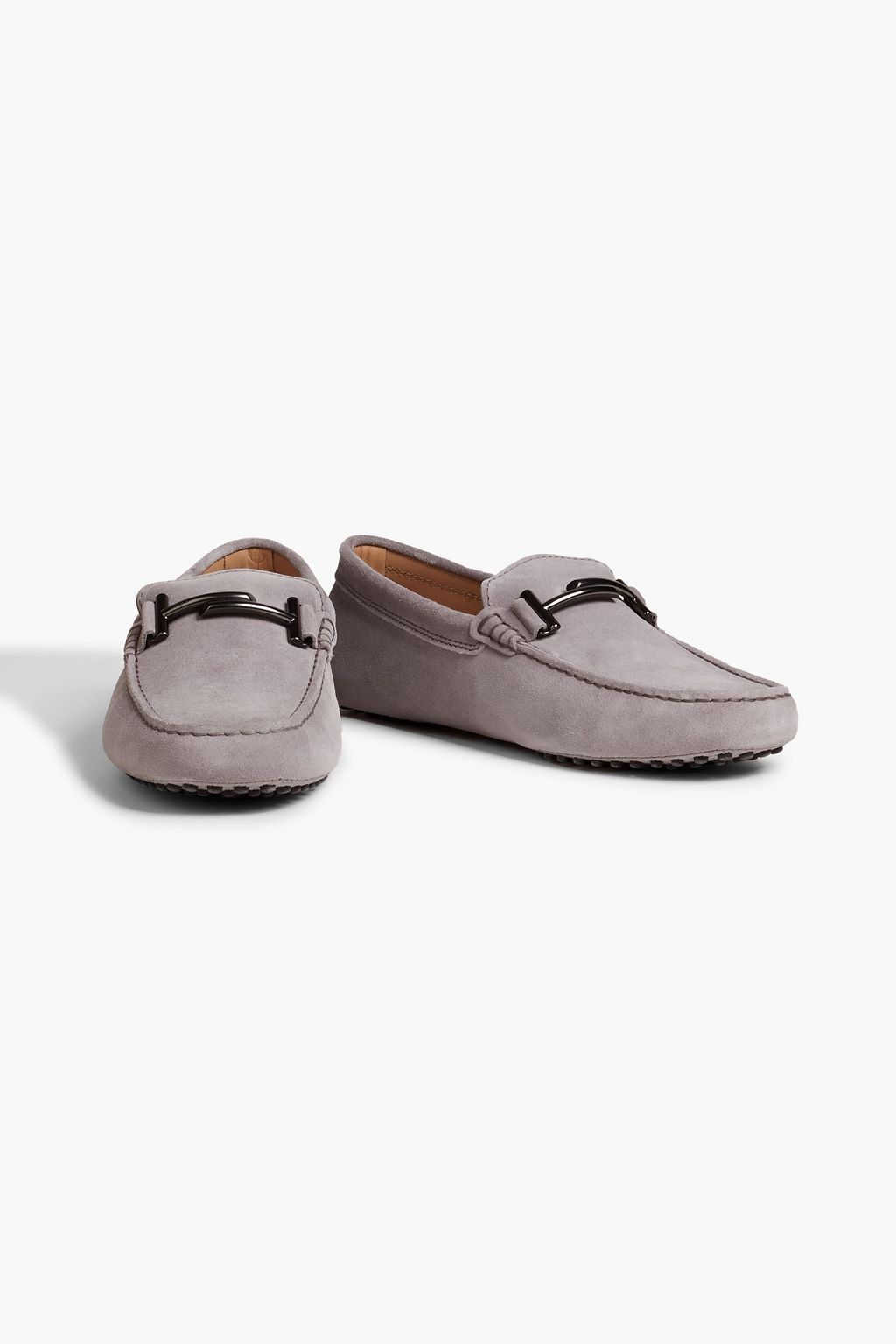 TOD'S Double T suede driving shoes