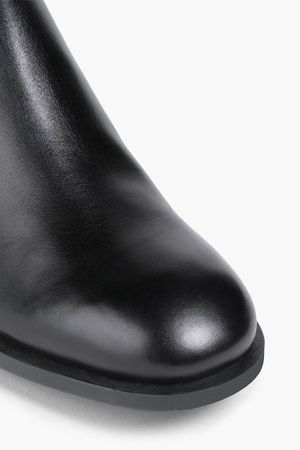 TOD'S Kniehohe Stiefel aus Leder mit Verzierung