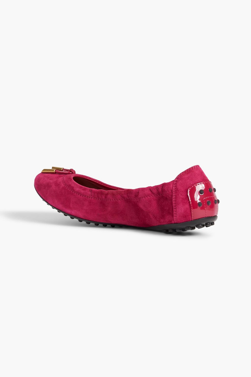 TOD'S Dee Laccetto suede ballet flats