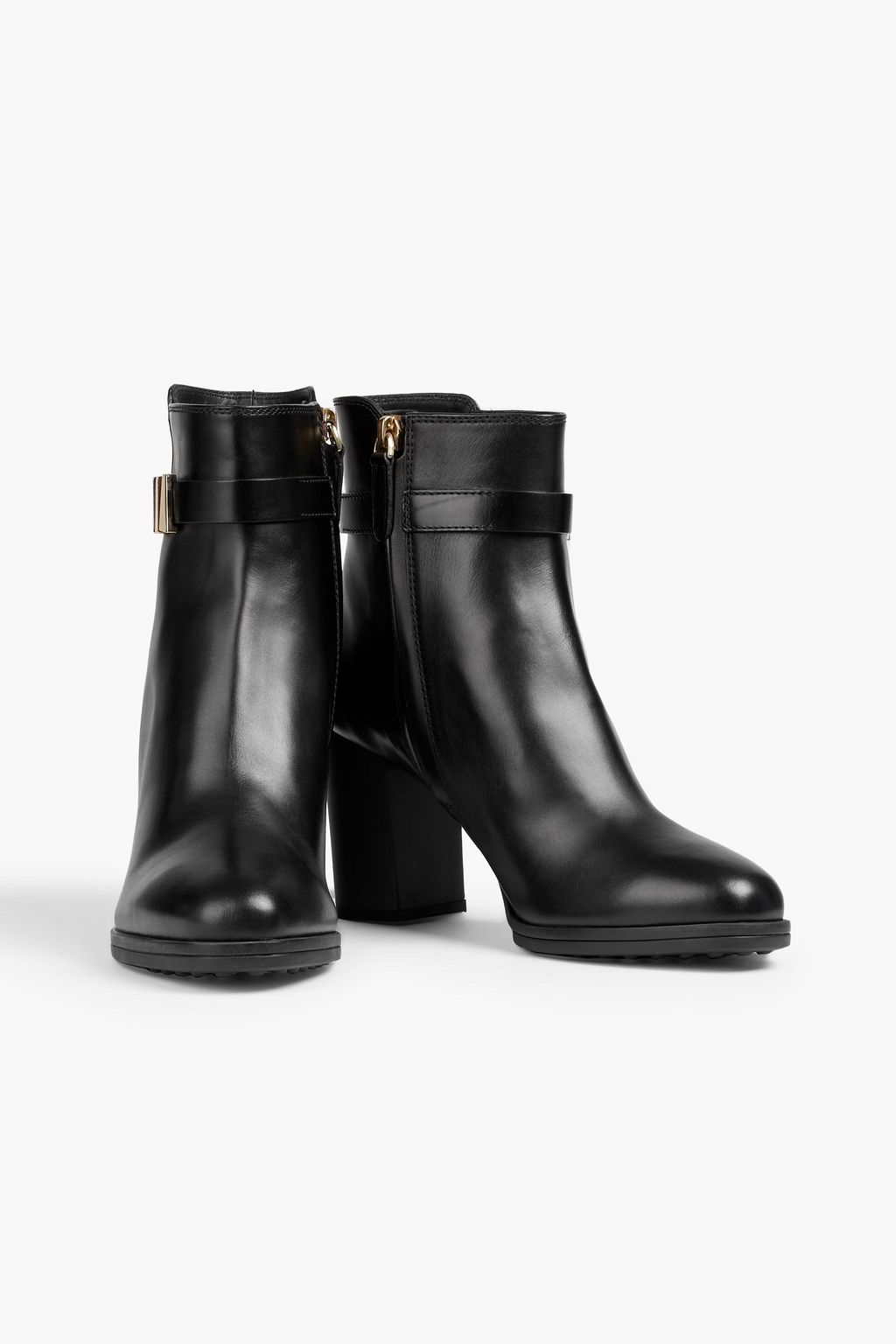 TOD'S Buckled leather ankle boots