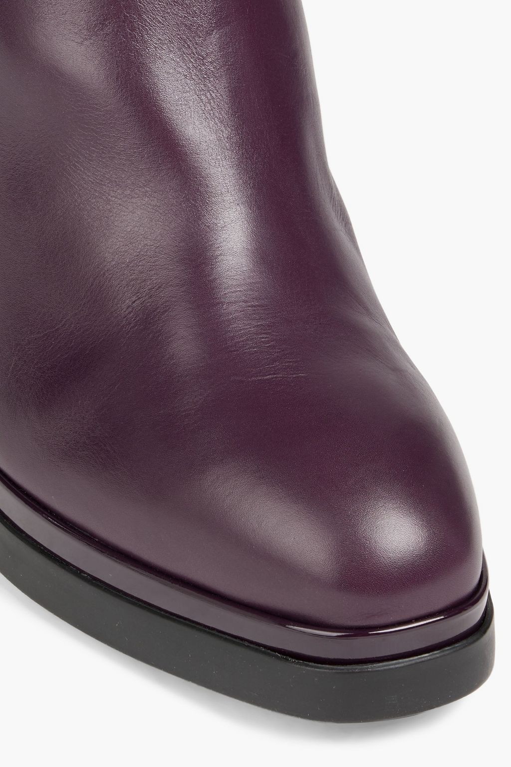 TOD'S Buckled two-tone leather ankle boots