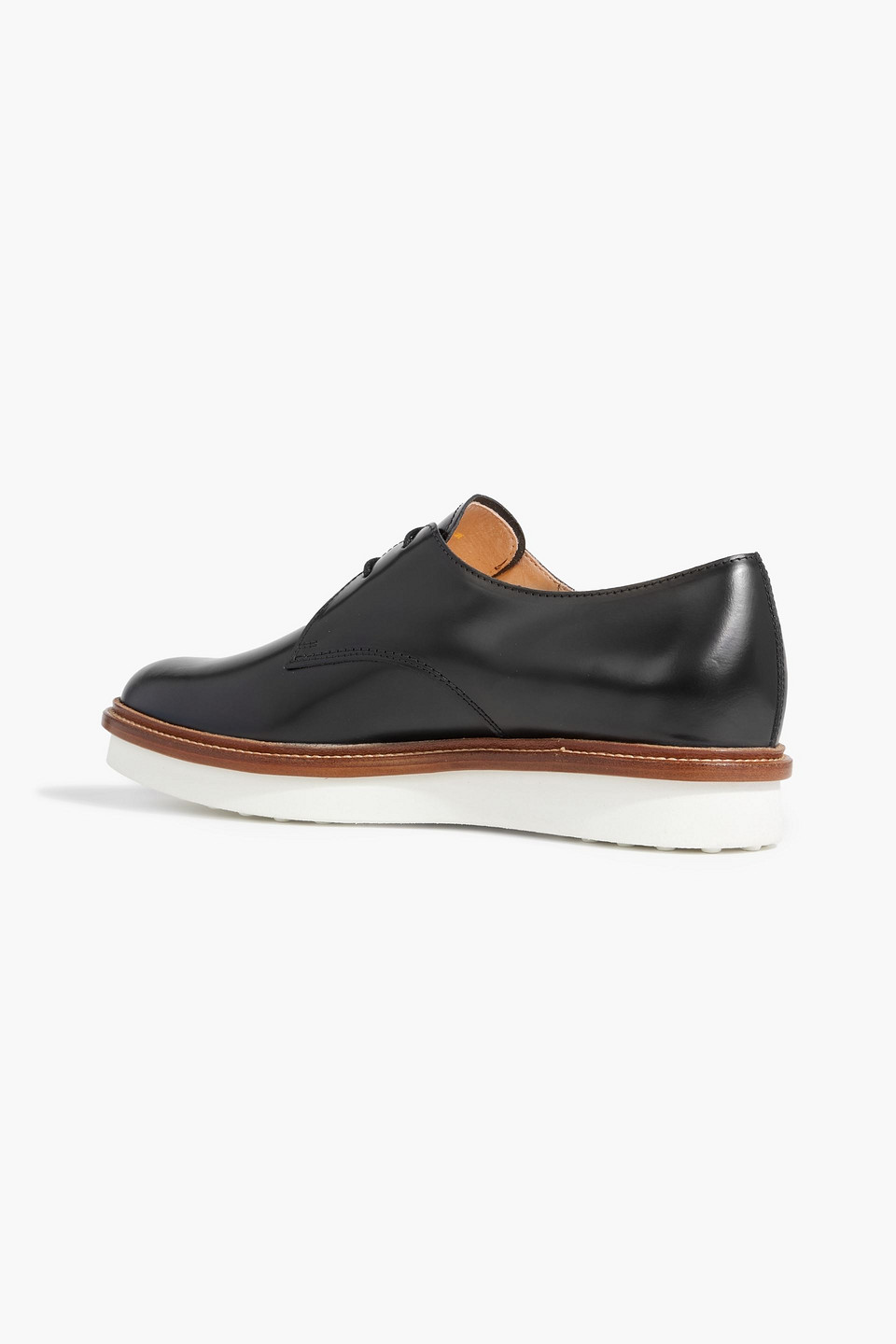 Tod's Leather Brogues In Black
