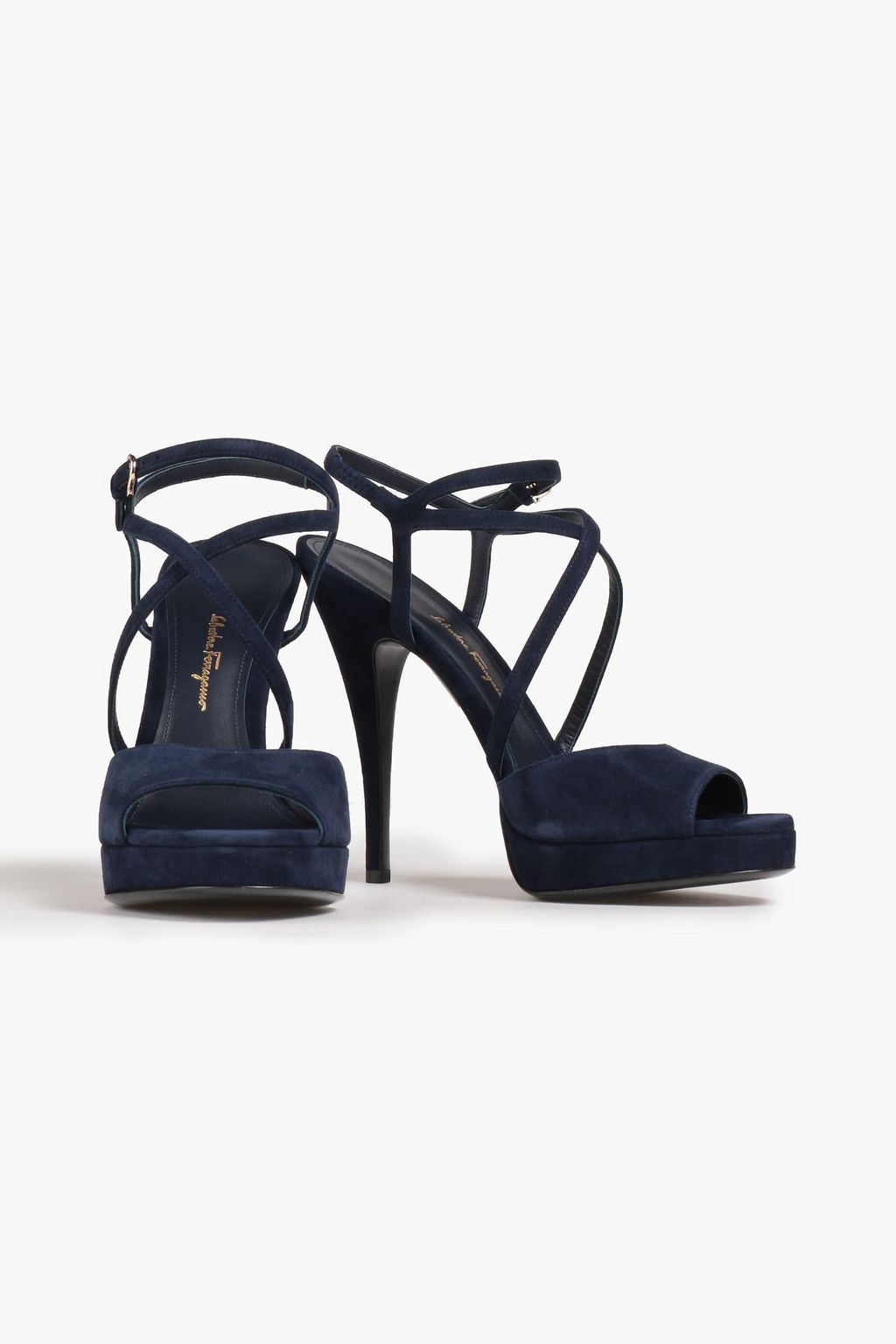 FERRAGAMO 아케이트 스웨이드 샌들