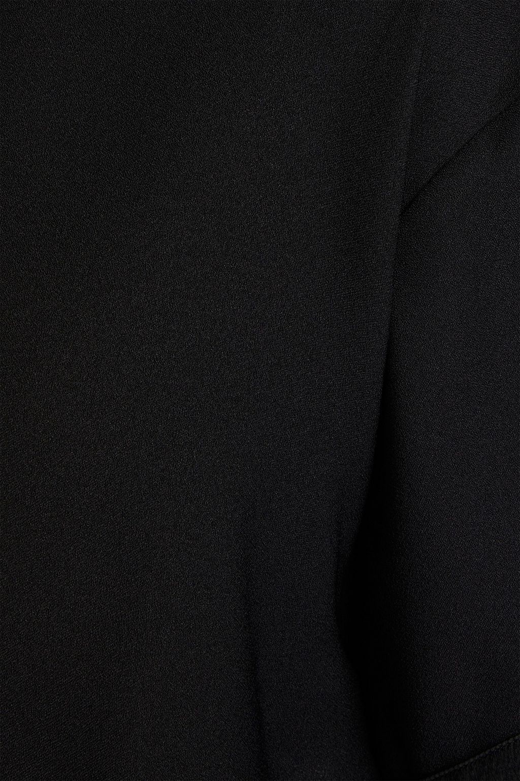 SOLID & STRIPED توب قصير من الكريب والساتان