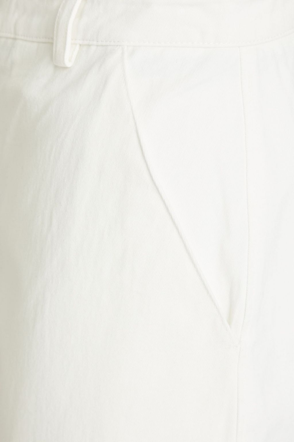 SOLID & STRIPED Cotton-twill wide leg pants