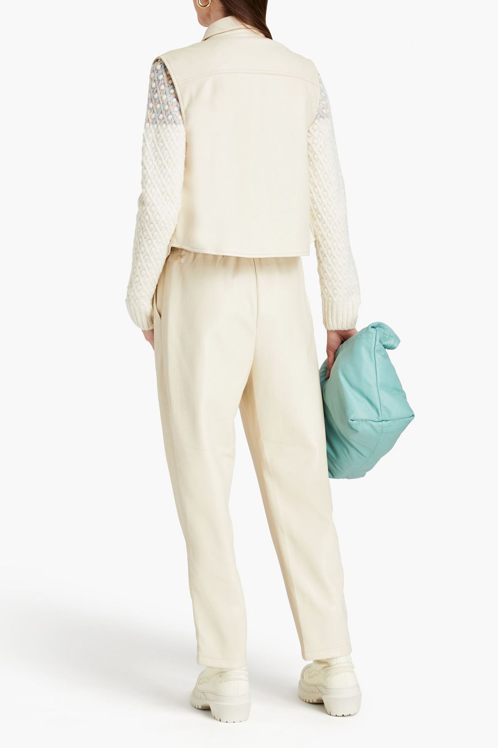 JAKKE Megan faux leather top