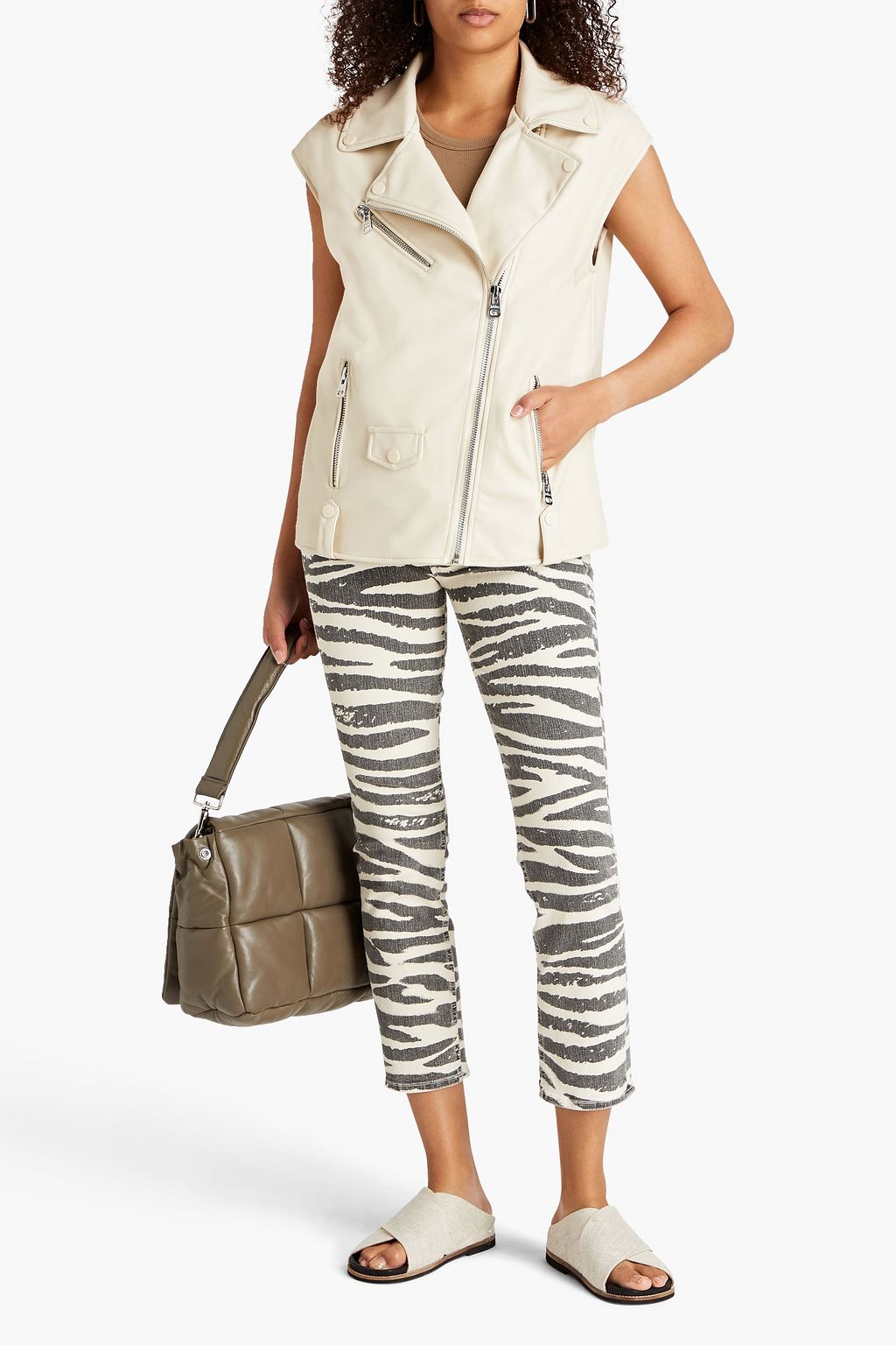 JAKKE Riley faux leather vest