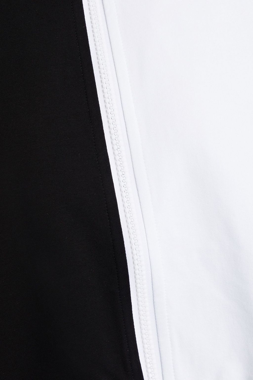 SOLID & STRIPED Color-block French cotton-blend terry track jacket