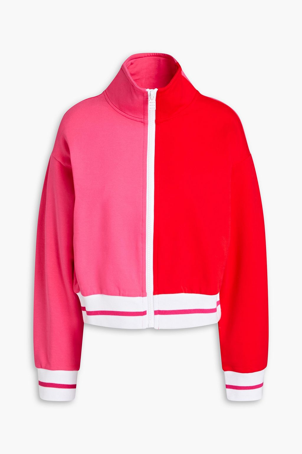 COLOR BLOCK LOGO TRACK JACKET