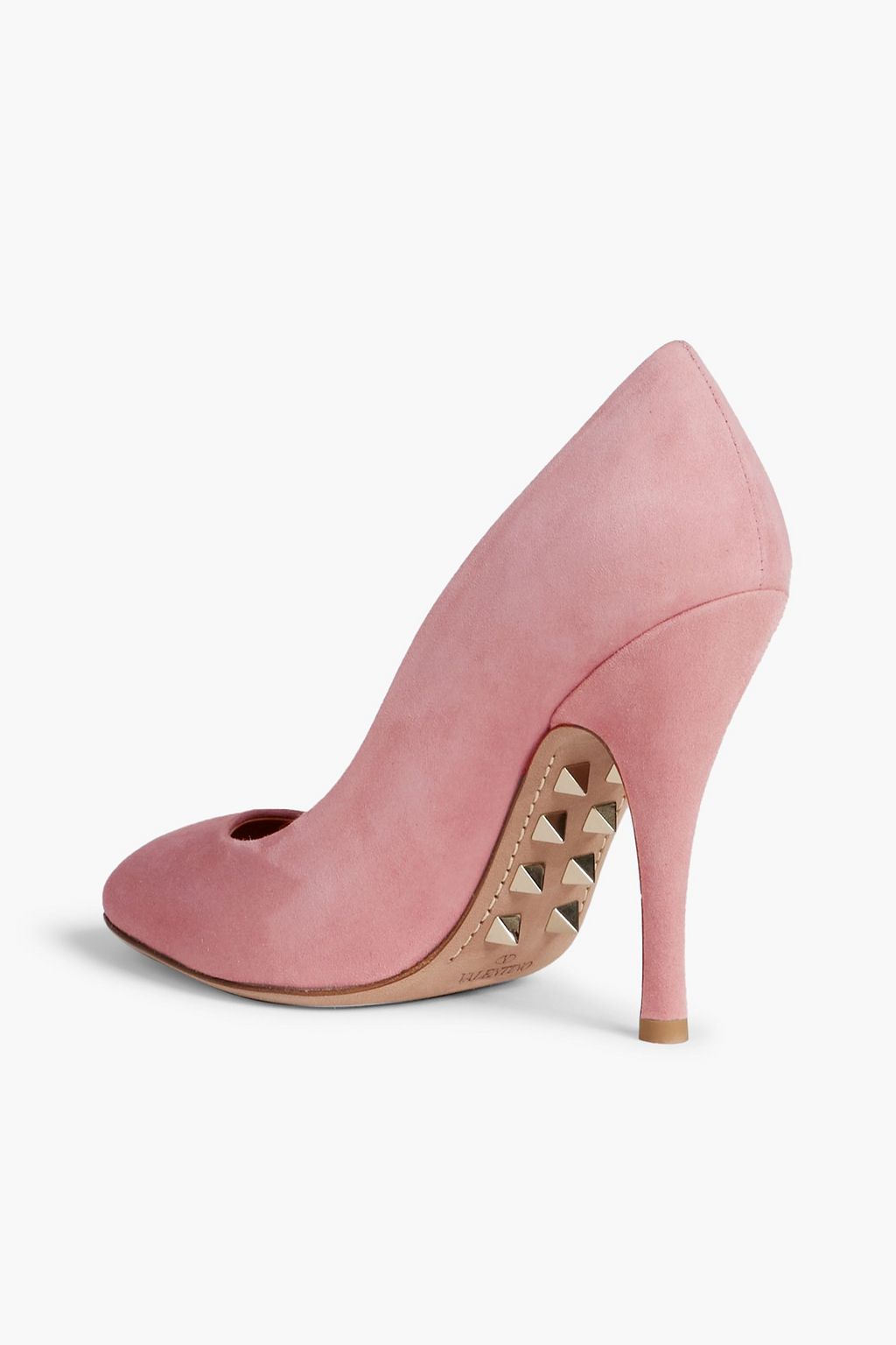 VALENTINO GARAVANI Rockstud suede pumps