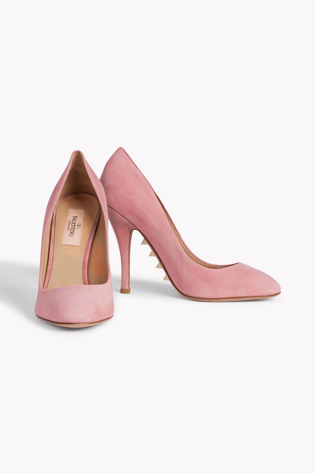 VALENTINO GARAVANI Rockstud suede pumps