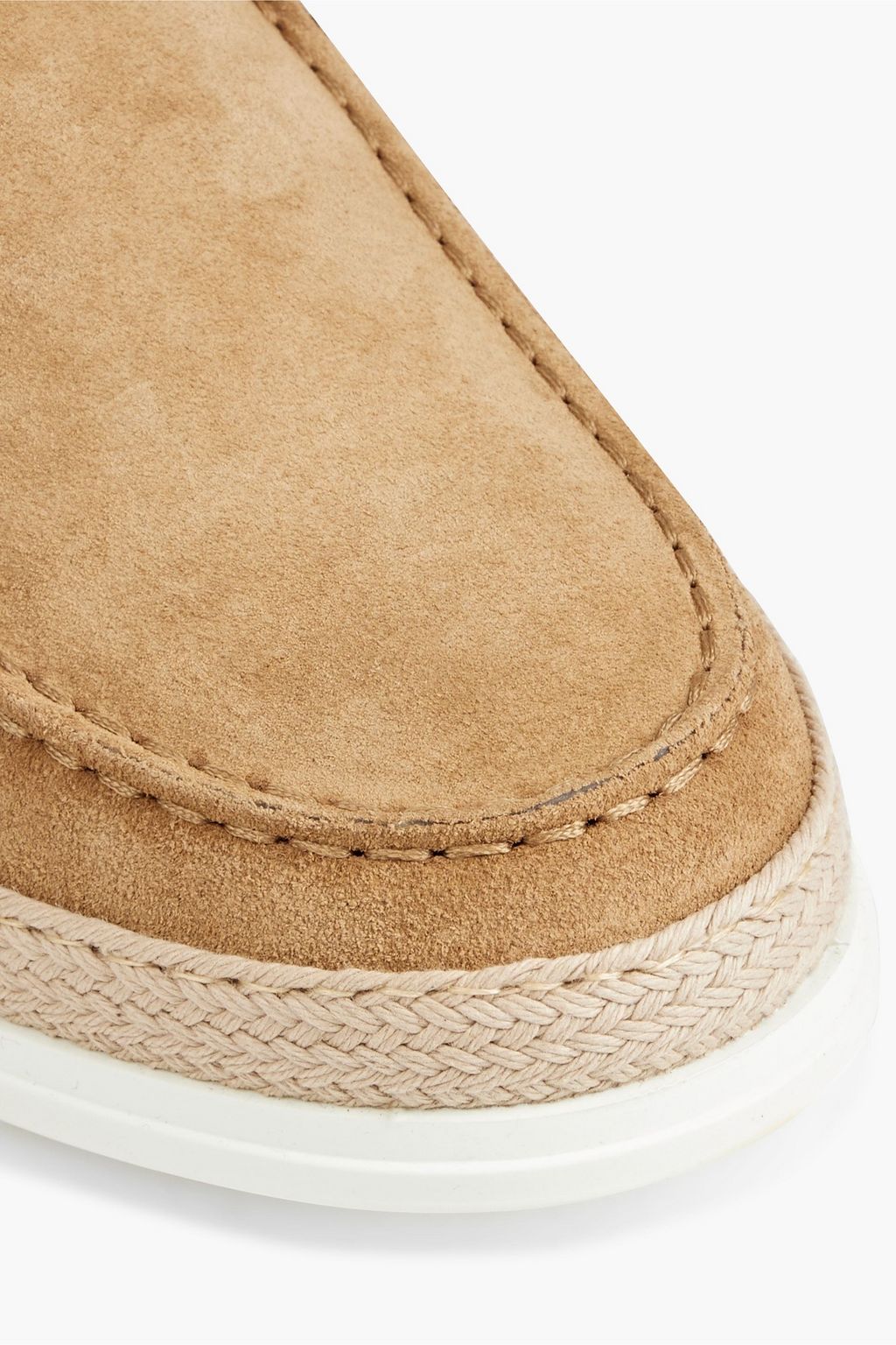 TOD'S Suede espadrille loafers