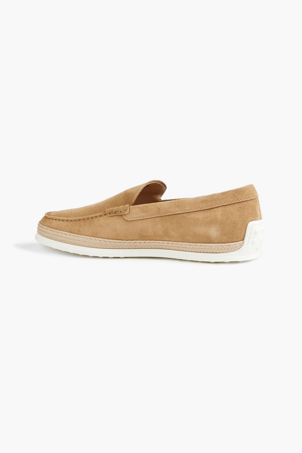 TOD'S Suede espadrille loafers