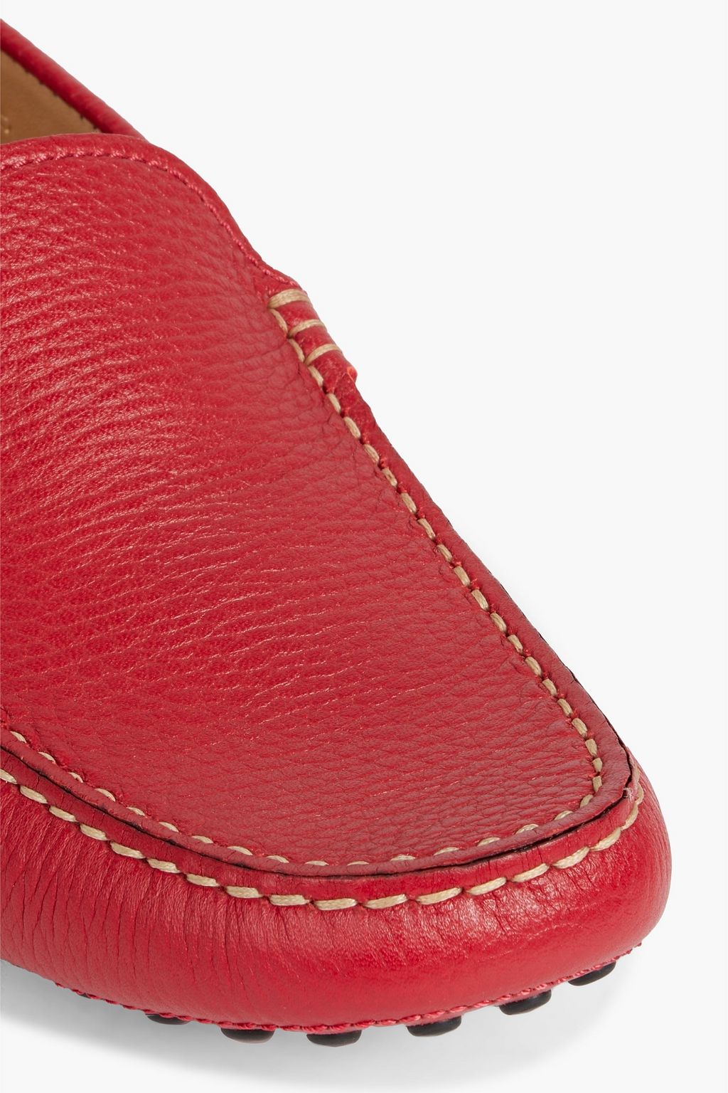 TOD'S Pebbled-leather driving shoes