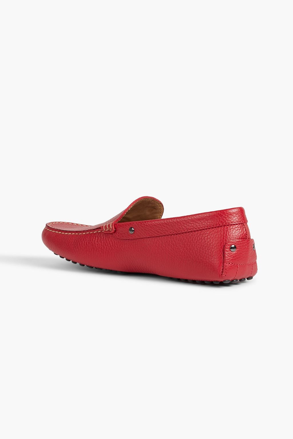 TOD'S Pebbled-leather driving shoes