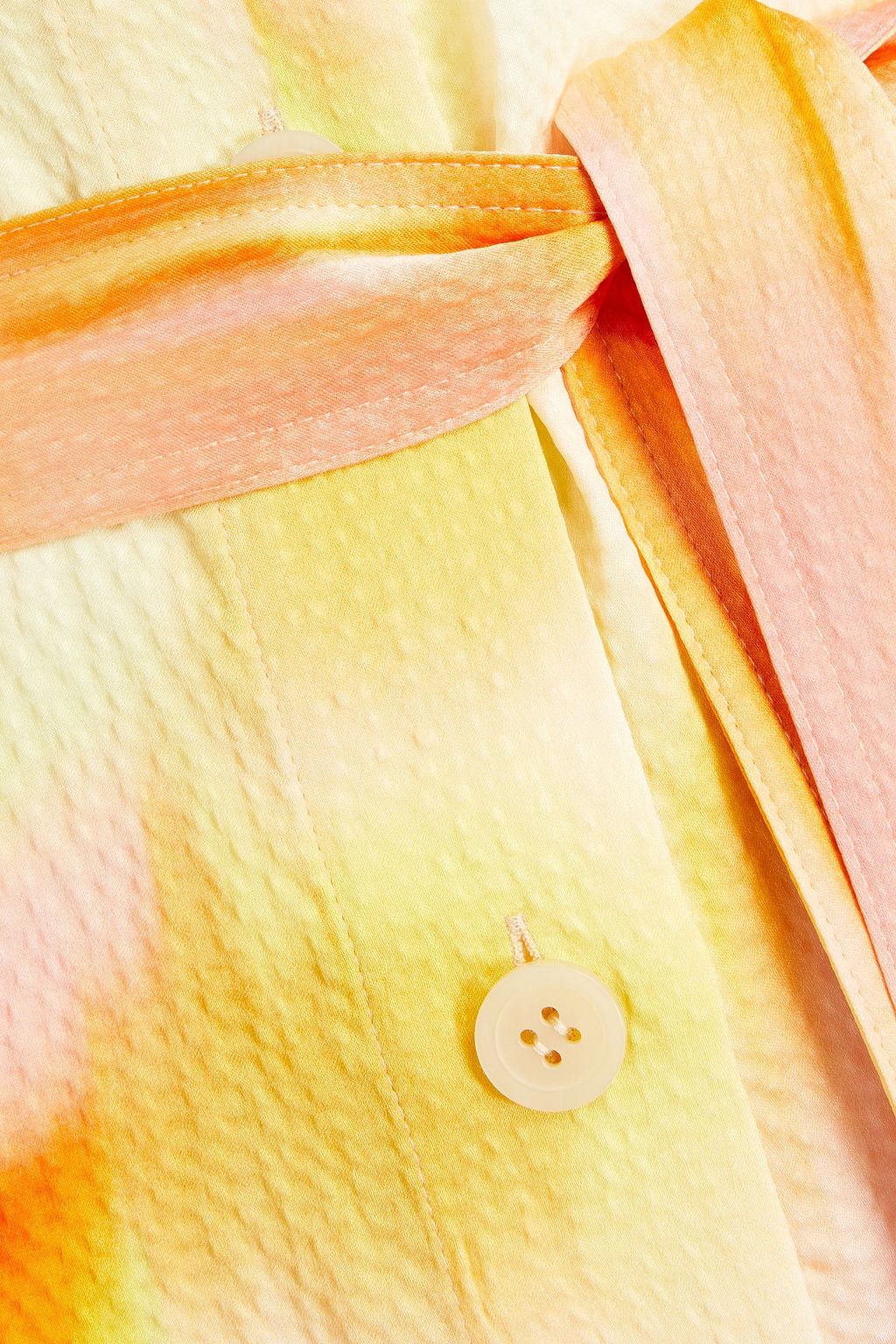 RODEBJER Zelda printed silk-cloqué shirt