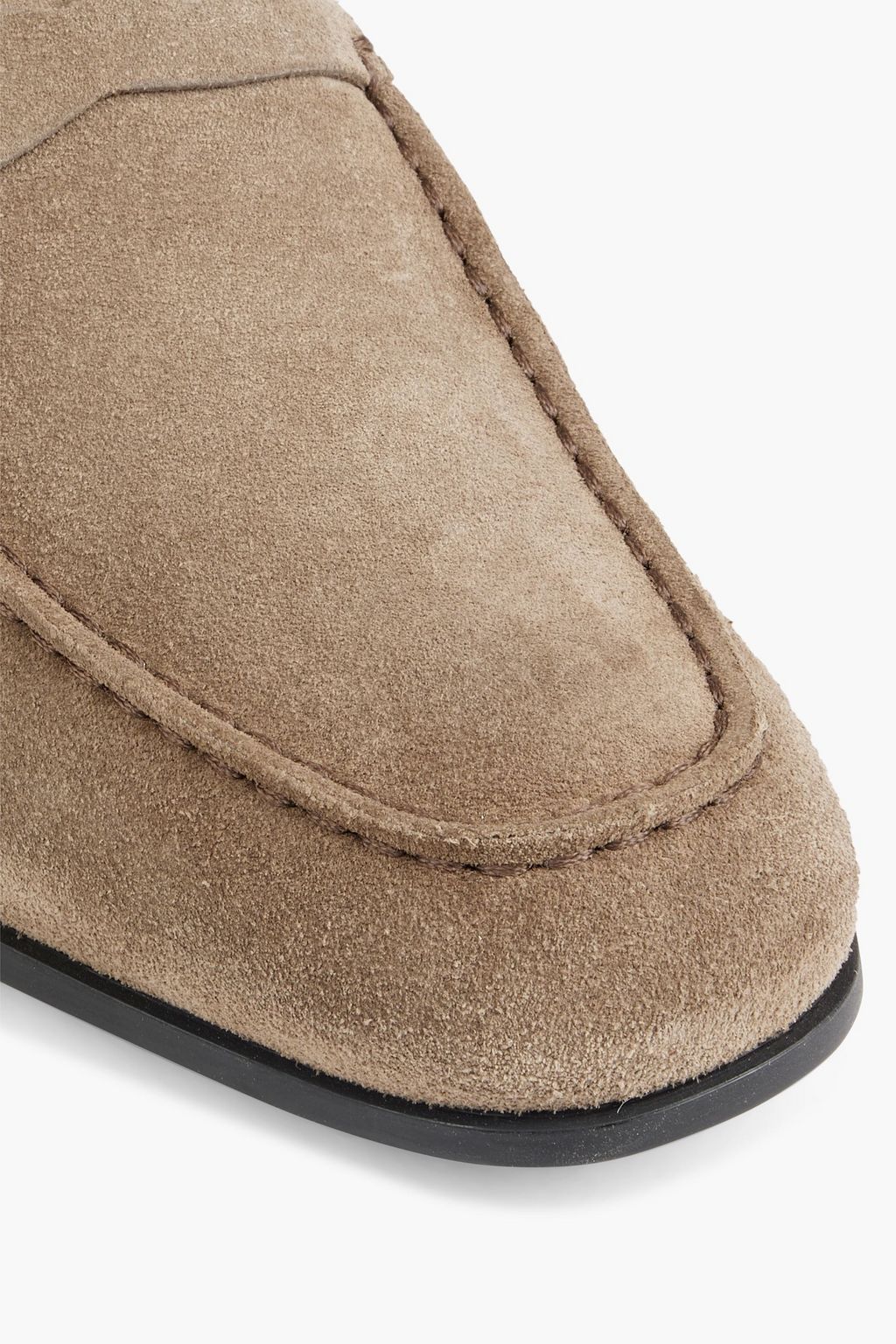 TOD'S Suede penny loafers