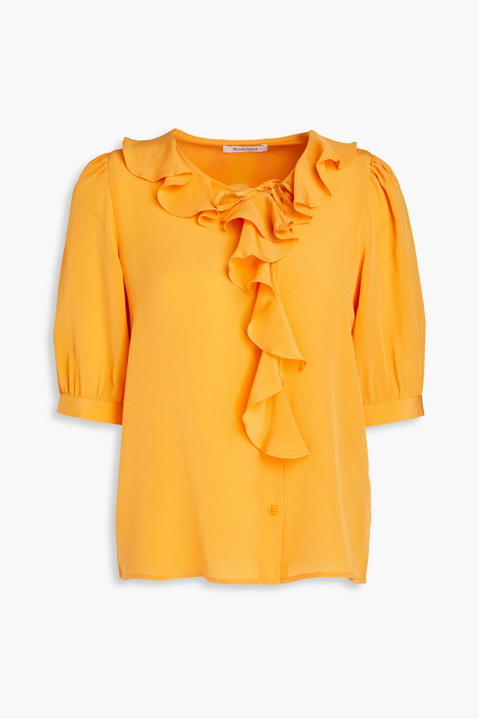 RODEBJER XILLA RUFFLED SILK BLOUSE 3074457345633611645