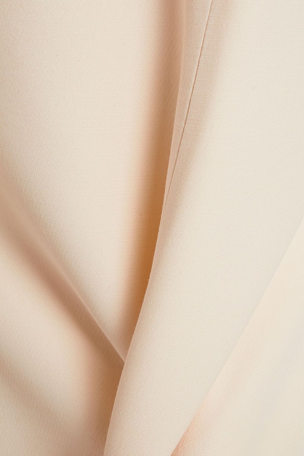 VALENTINO GARAVANI Scalloped wool and silk-blend crepe tunic