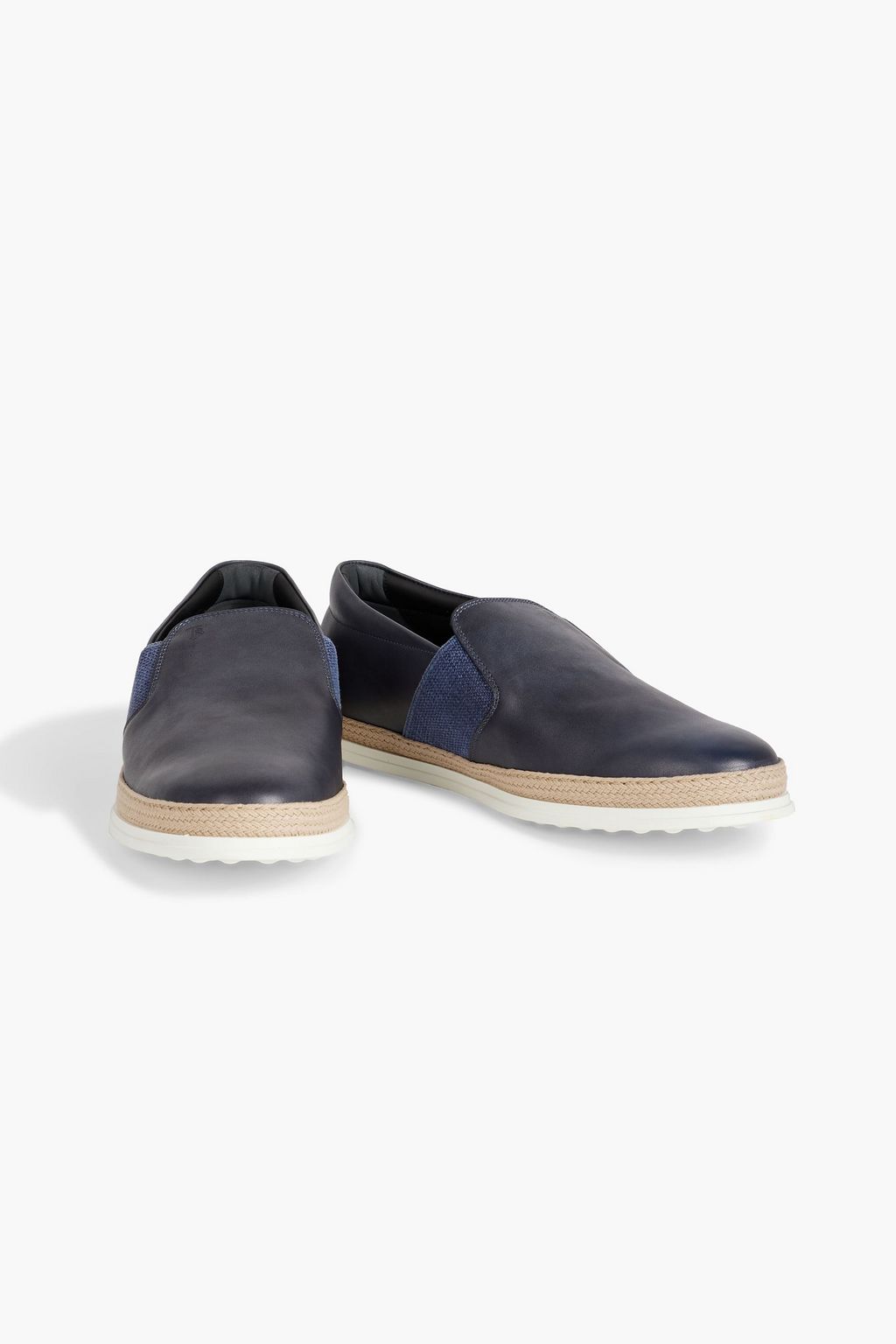 TOD'S Pantofola Espadrille-Loafers aus Leder