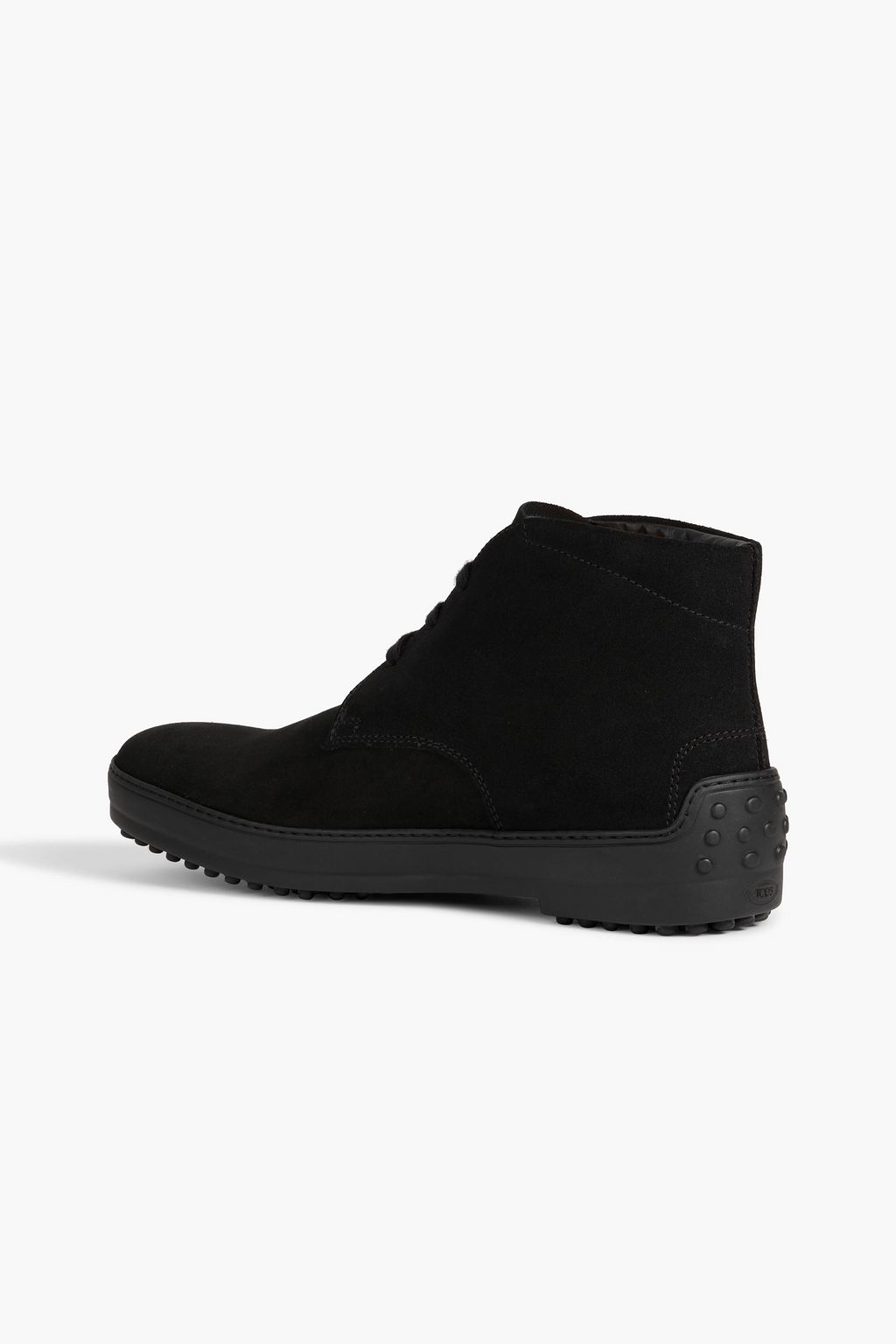 TOD'S Embossed nubuck boots