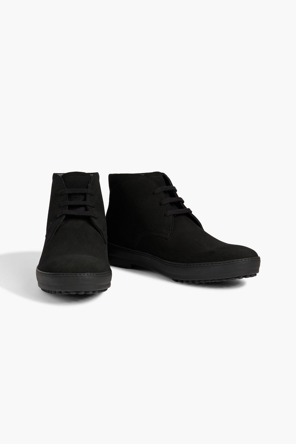 TOD'S Embossed nubuck boots