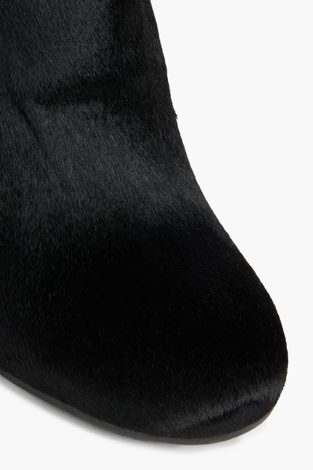 TOD'S Gomma leather-trimmed calf hair ankle boots