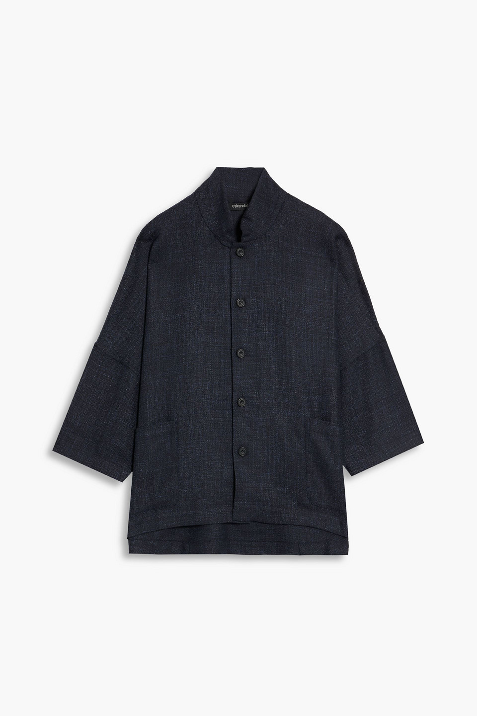 Eskandar Alpaca-blend tweed jacket