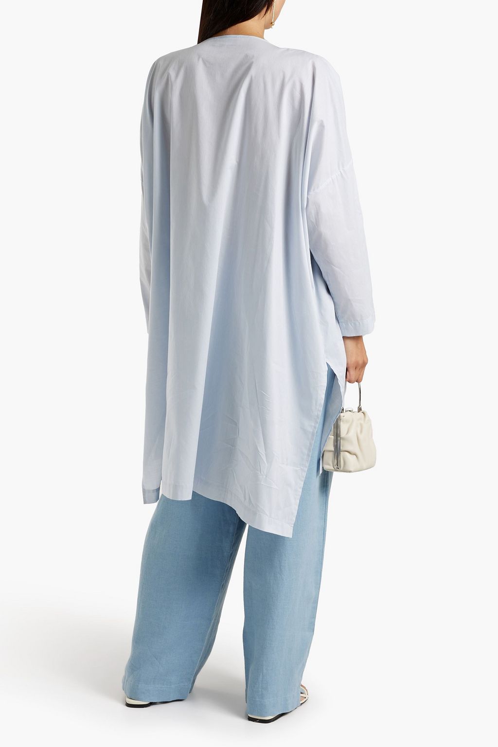 ESKANDAR Cotton-voile tunic