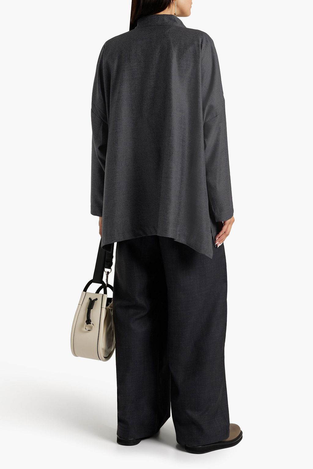 ESKANDAR Wool and silk-blend jacquard jacket