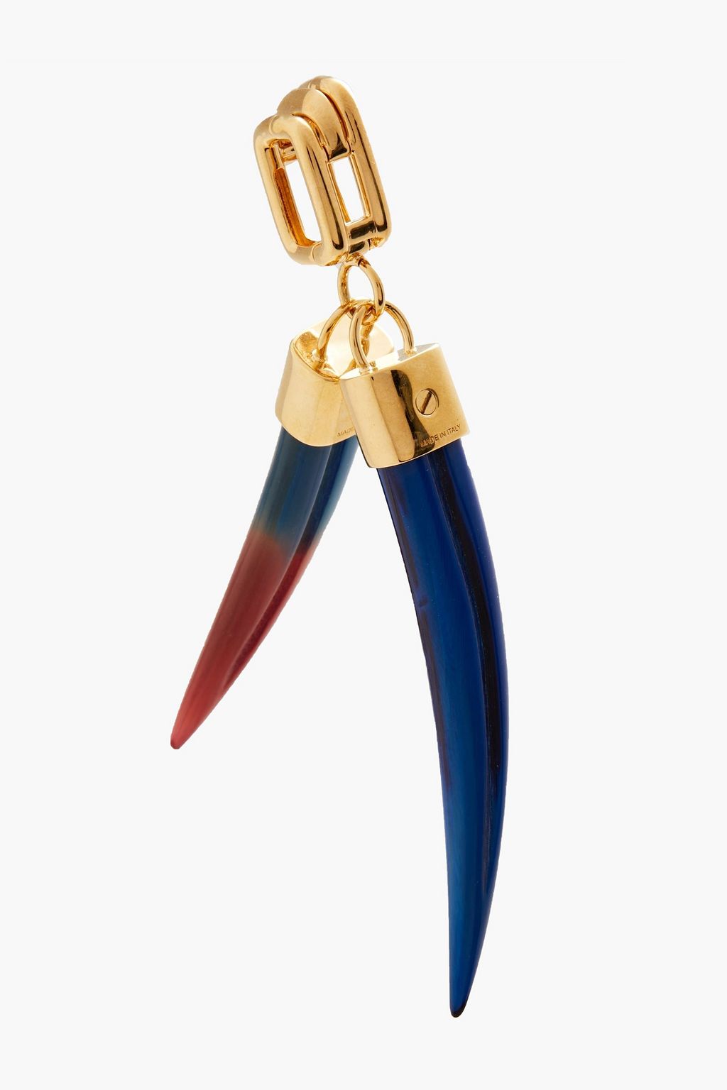 CHLOÉ Gold-tone horn keychain