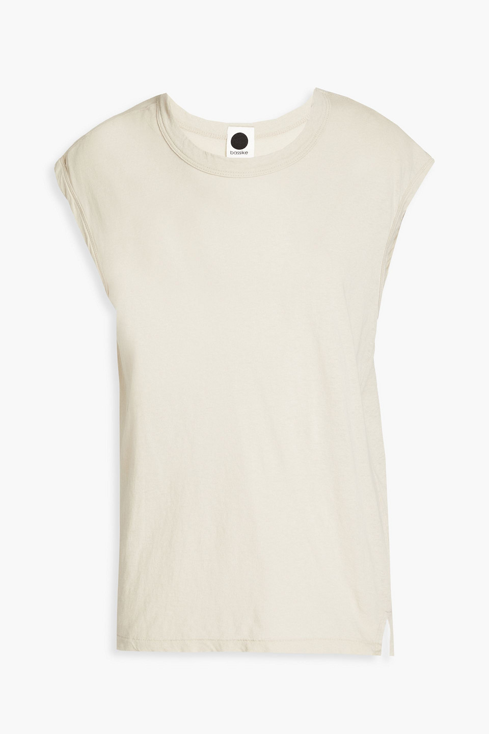 Bassike Organic Cotton-jersey T-shirt In Neutrals