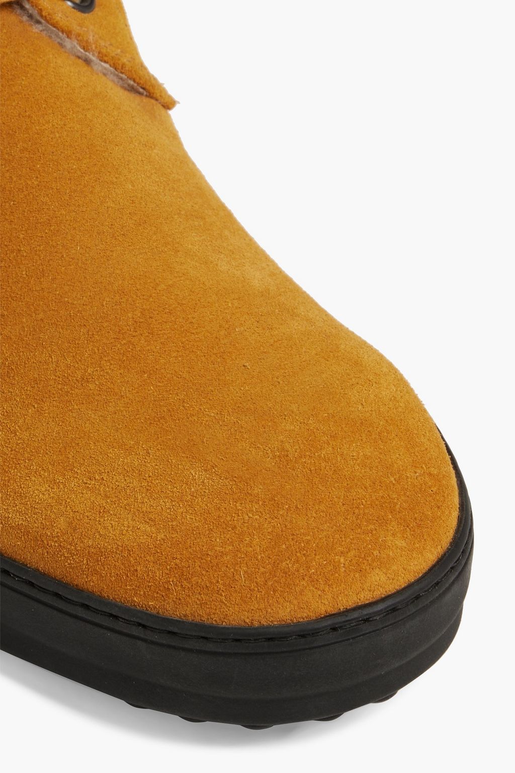 TOD'S Suede lace-up boots
