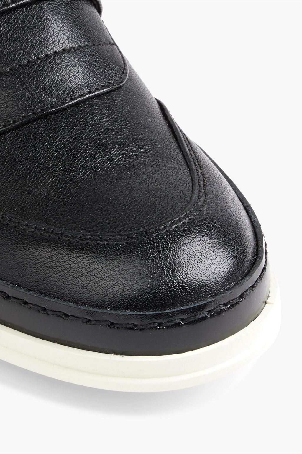TOD'S Buckled leather sneakers