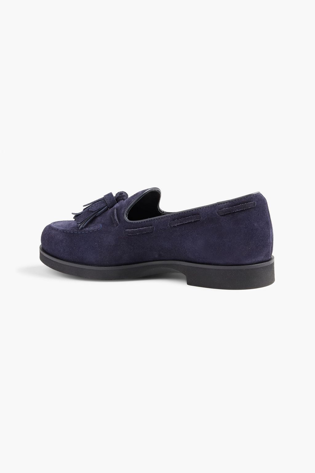 TOD'S Tasseled suede loafers