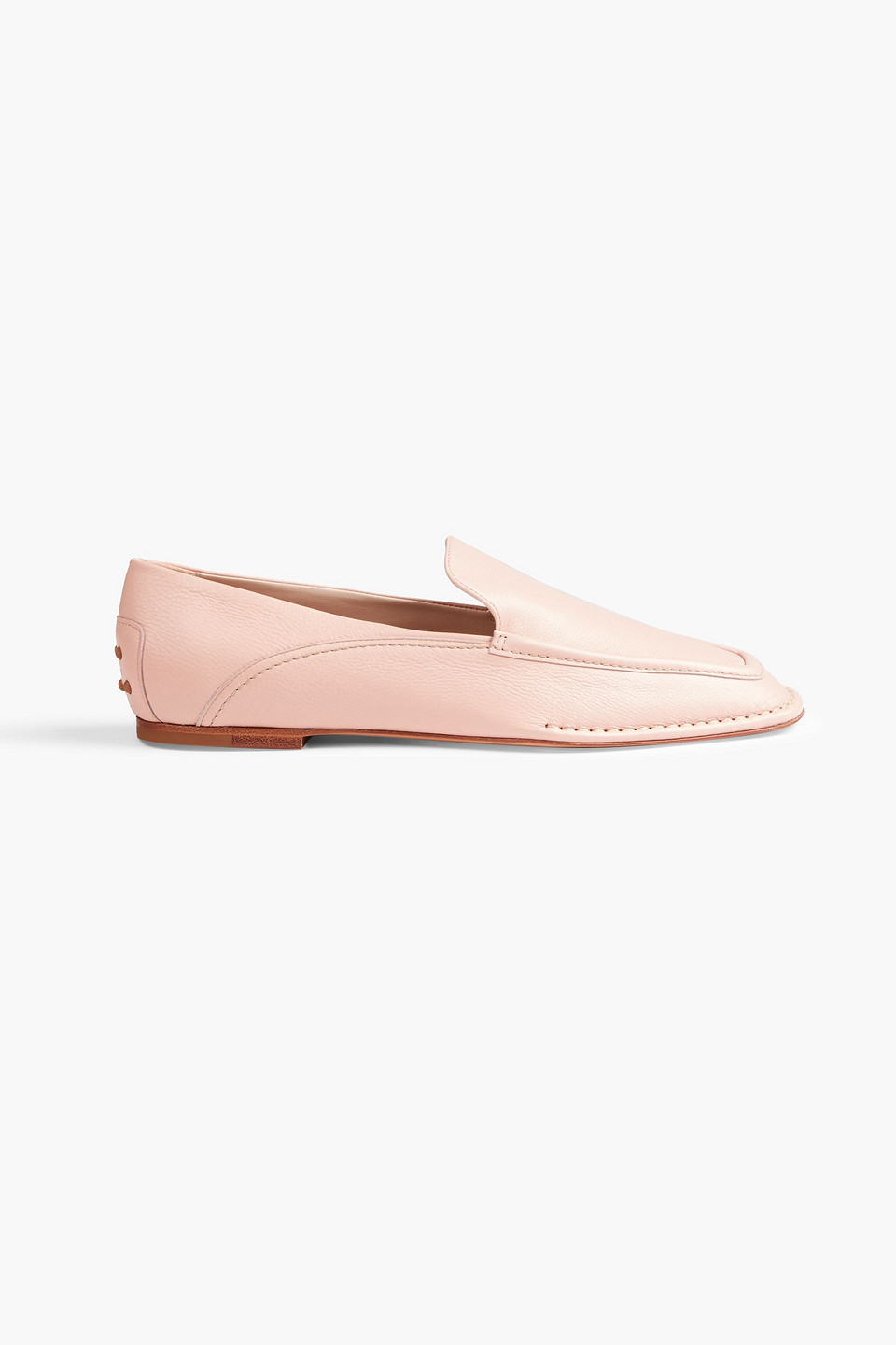 Tod's Leather Loafers In Blush